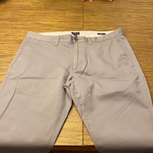J.Crew factory slim flex gray chinos 32 x 34